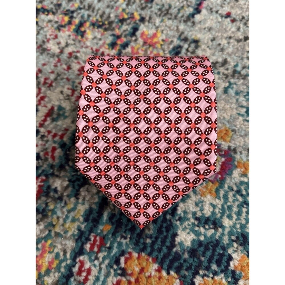 Vera Bradley For Baekgaard 100% Silk Tie